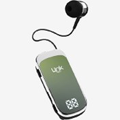 Resim V81 Makaralı Titreşimli Silikonlu Yeşil Bluetooth Kulak İçi Kulaklık Linktech