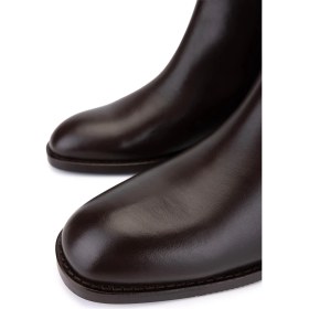 Resim Tamer Tanca Kadın Hakiki Deri Kahverengi Klasik Çizme 33 12005 Bn Czm SK25-26 Kahve Derı 