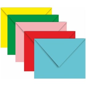 Resim Davetiye Zarfı Karışık Renkli 13x18 Cm 90 Gr 1. Hamur 100 Adet Yeşil 