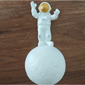 Resim BİG STORE Astronot Şekilli Gece ve Masa Lambası 