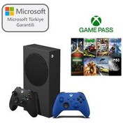 Resim Microsoft XXU-00010 Xbox Series S 1TB SSD Oyun Konsolu Siyah + 1 Kol Mavi + 1 Yıl Gamepass ( Microsoft Türkiye Garantili ) 