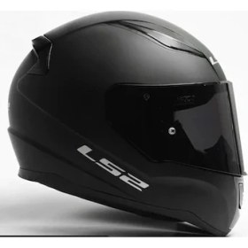 Resim Ls2 Rapid 2 Mat Siyah Kask Siyah Vizörlü 