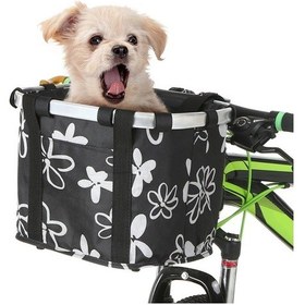 Resim Katlanır Bisiklet Sepeti Küçük Pet Kedi Köpek Taşıma Yurt Dışından A 