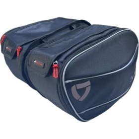 Resim Motospartan DC SERT KABUK YAN ÇANTA KÖRÜKLÜ SİYAH KY 04 