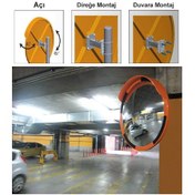 Resim Dış Bükey Trafik Güvenlik Aynası 80 Cm 