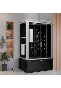 Resim Ayrıntıshop Banyo Duşakabin Kompakt Batarya Yedek Parçaları Krom 