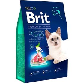Resim Brit Premium Sensitive Kuzu Etli Yetişkin Kedi Maması 8 KG 