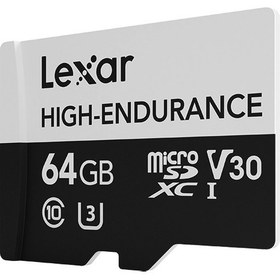 Resim Lexar Microsdhc 64 GB Yüksek Dayanıklılık Bellek Kartı Sürüş Kaydedici Güvenlik Izleme Tf Kart Fotoğraf Kartı (Yurt Dışından) 