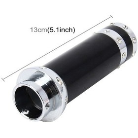 Resim Wondernest Evrensel Alüminyum Gümüş-siyah Dekoratif Şerit El Freni Kolu Kapağı Ve Koruyucu Sapları Std 