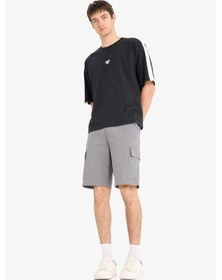 Resim Defacto %100 Pamuk Regular Kargo Cepli Bermuda Şort E1708ax25smgr206 Gri 