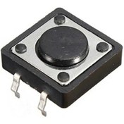 Resim Powermaster Ic-202 12x12x3.5 Mm 4 Pinli Tact Switch Yuvarlak Buton 
