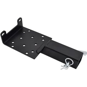 Resim Hightower Siyah 2'' Alıcılı Universal Çekici Vinç Montaj Plakası Atv Utv Suv Kamyon 