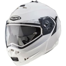 Resim Caberg Duke X Çeneden Açılır Motosiklet Kaskı Beyaz 