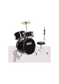Resim Midex Cd300x-bk Akustik Çocuk Baterisi Davulu Seti 5-14 Yaş İçin 