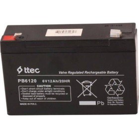Resim Ttec 6v 12 Ah Oyuncak Araba Aküsü 