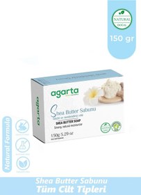 Resim Agarta Doğal El Yapımı Shea Butter Sabunu 150 G 