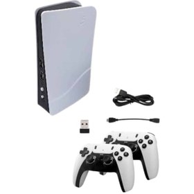 Resim 4k Hd Klasik Retro Game Box 3000 Oyunlu Çift Kollu Çift Kişilik Oyun Konsolu 