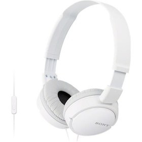 Resim Sony MDR-ZX110APW Mikrofonlu Kulak Üstü Kulaklık Beyaz 