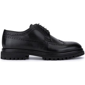 Resim Tamer Tanca Erkek Hakiki Deri Siyah Deri Klasik Ayakkabı 183 43602 Erk Ayk Sk25-26 Sıyah Dr Siyah 