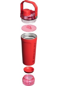 Resim Stanley The Activate Shaker Bottle 20 oz | 591 ml Sporcu Shaker Termos - Chili Red 