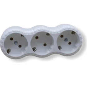 Resim İstanbul e-Hırdavat Far 3'lü Grup Priz Golyant 