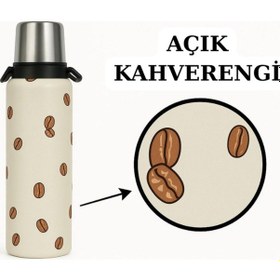 Resim Klasik 1.4 Lt. İle Uyumlu Omuz Askılı Termos Kılıfı Açık Kahverengi 