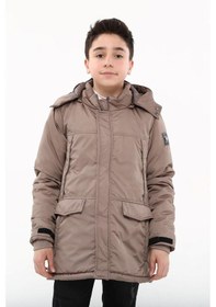 Resim Erkek Çocuk Mont 51274 Kahve 
