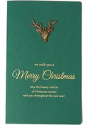 Resim Super Factory Noël Tebrik Kartı - Özel Tasarım Kağıt Kart 17x10.5cm Yeşil 6 6 