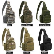 Resim Ebitda Türk Erkek Kadın Kamuflaj Göğüs Çantası Spor Omuz Çantası, Dağ Yürüyüşü Bisiklet Açık Paket, 600d Oxford, Unisex, Gri Gri 