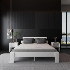 Resim Lotus Mdf Karyola | Kolay Kurulum 