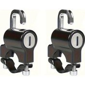 Resim Hightower Sportulı 2'li Siyah Motosiklet Gidon Kilitleri - Hırsızlık Önleyici Çelik Kilit 
