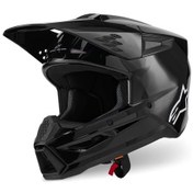 Resim Alpinestars Sm3 Off-Road Cross Kaskı Siyah 
