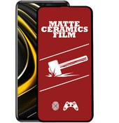 Resim Xiaomi Poco M3 Tam Kaplayan Mat Seramik Ekran Koruyucu 