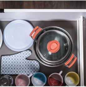 Resim Tefal Optispace Çelik Tencere Seti 6 Parça Paslanmaz Çelik Te Diğer 