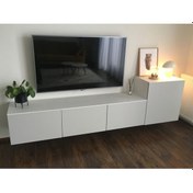 Resim Dizayn Lotus Tv Ünitesi Joy Dizaynn Lotus Beyaz Tv Ünitesi 