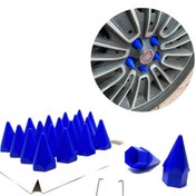 Resim Sivri Mermi Bijon Kapağı Sökme Aparatlı Mavi 17 Mm 