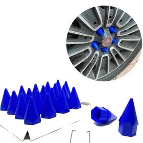 Resim Sivri Mermi Bijon Kapağı Sökme Aparatlı Mavi 17 Mm 