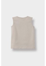 Resim Defacto Erkek Bebek Bisiklet Yaka Palmiye Desenli Atlet E2341a525hsbg186 Bej 