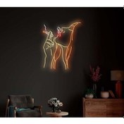 Resim Twins Led Cigarette Woman Neon Tabela Çokrenkli Model:model:23053366 Çok Renkli 