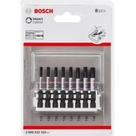 Resim Bosch Impact T15-T40 50 mm 8'li Torx Bits Uç Seti 2608522329 