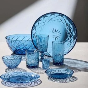 Resim Lyngby Glas Sorrento Şarap Kadehi 4 Adet 29 cl Mavi 