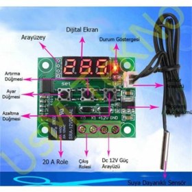 Resim usmtekno 2'li Set Kuluçka Makinesi Termostadı ,kulauçka Zaman Modülü ,zamanlayıcı Modül 