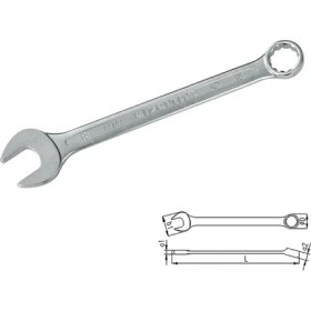 Resim İzeltaş Kombine Anahtar Kısa Boy 23 mm 