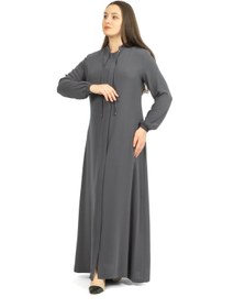 Resim derin store Hakim Yaka Bağcıklı Basic Ferace 