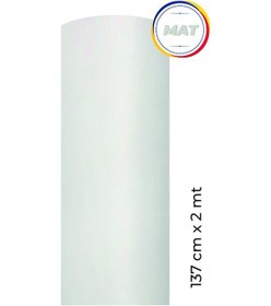 Resim Mat Beyaz Yapışkanlı Kaplama Folyosu 137 Cm X 2 Mt 