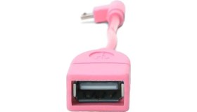 Resim Profisher Djı Mavic Pro 90° Sağa Açılı Mikro USB Otg Renkli Tablet Uzatma Ara Kablosu 17CM Pembe 