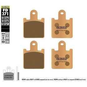 Resim Kawasaki Ninja Zx-6r Ön Fren Balatası 2007-2008 Galfer Sinter Metal 