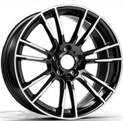 Resim EMR-E230-01 8.0x19" -5x112 ET50 57.06 Black Diamond Jant (4 Adet) 