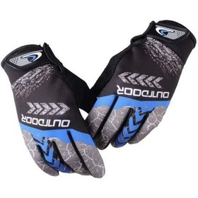Resim Outdoor Mtb Mevsimlik Tam Parmak Bisiklet Eldiveni Large Rüzgar Geçirmez Eldiven 001 