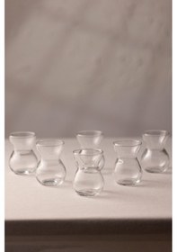 Resim Rakle Astoria 6'lı Çay Bardağı Seti 140 Cc Renkli 